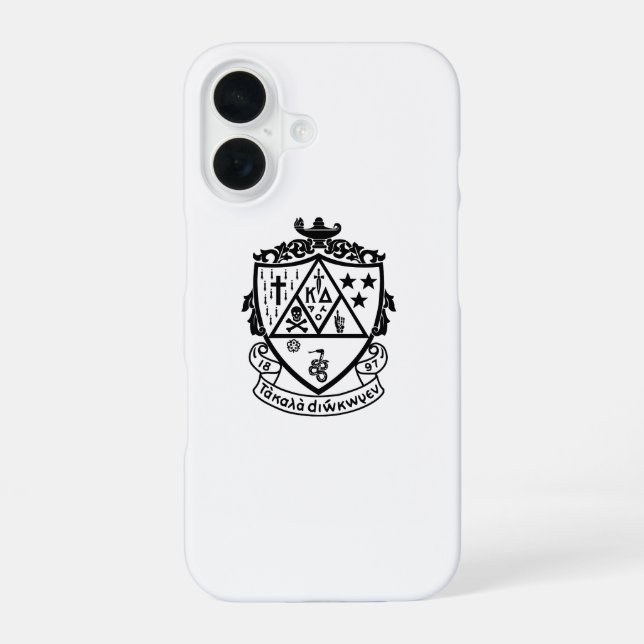 Kappa Delta Sorority Crest Design iPhone Case (Back)