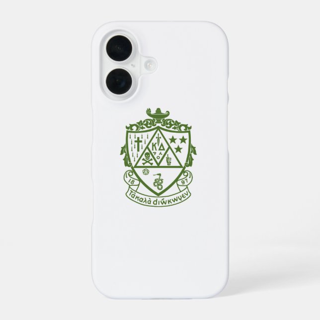 Kappa Delta Sorority Crest Design iPhone Case (Back)