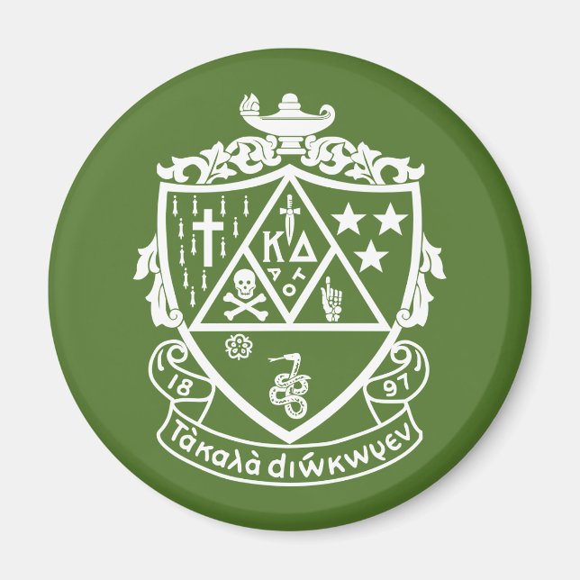 Kappa Delta Sorority Crest Design Magnet (Front)