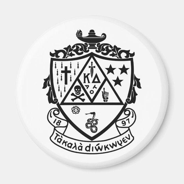 Kappa Delta Sorority Crest Design Magnet (Front)