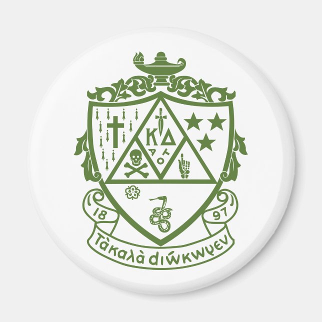 Kappa Delta Sorority Crest Design Magnet (Front)