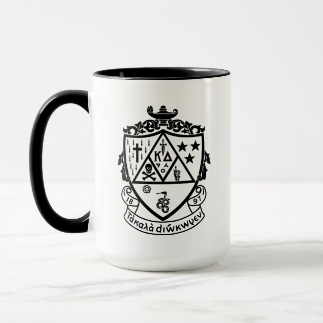Kappa Delta Sorority Crest Design Mug (Left)