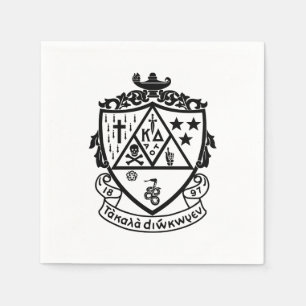 Kappa Delta Sorority Crest Design Napkins