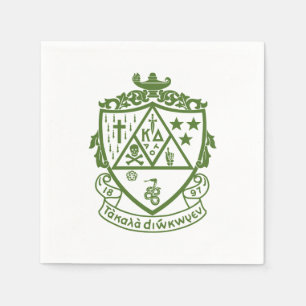 Kappa Delta Sorority Crest Design Napkins