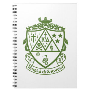 Kappa Delta Sorority Crest Design Notebook