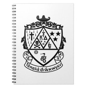 Kappa Delta Sorority Crest Design Notebook