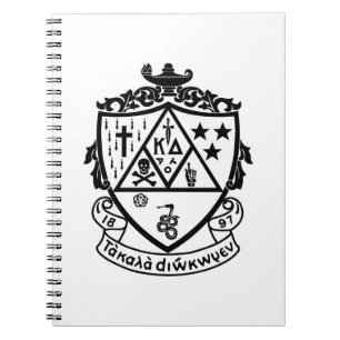 Kappa Delta Sorority Crest Design Notebook