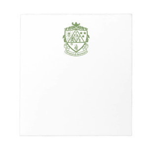 Kappa Delta Sorority Crest Design Notepad