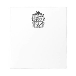 Kappa Delta Sorority Crest Design Notepad