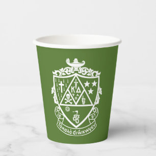 Kappa Delta Sorority Crest Design Paper Cups