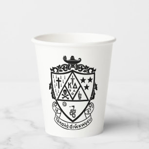 Kappa Delta Sorority Crest Design Paper Cups