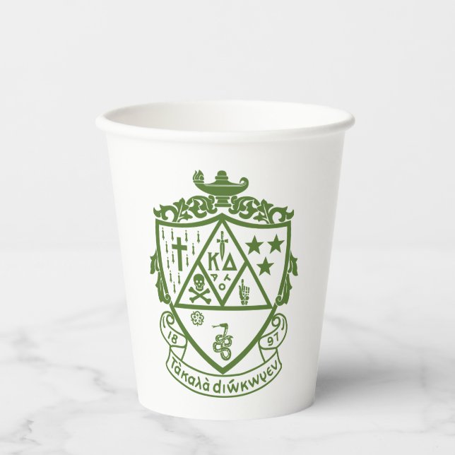 Kappa Delta Sorority Crest Design Paper Cups (Front)