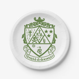 Kappa Delta Sorority Crest Design Paper Plates