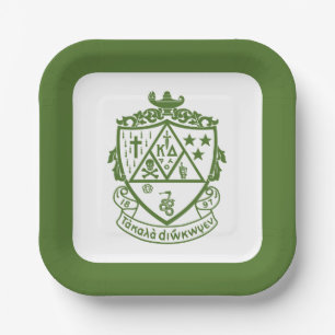 Kappa Delta Sorority Crest Design Paper Plates