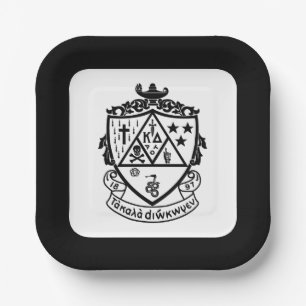 Kappa Delta Sorority Crest Design Paper Plates