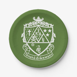 Kappa Delta Sorority Crest Design Paper Plates