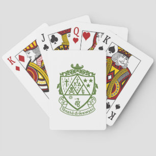 Kappa Delta Sorority Crest Design Poker Cards
