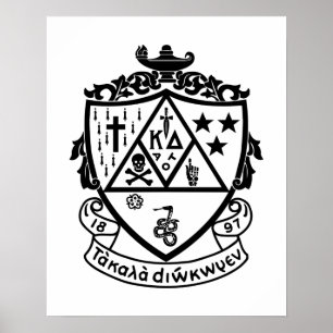Kappa Delta Sorority Crest Design Poster