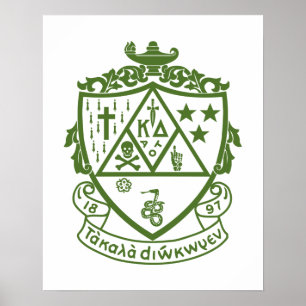 Kappa Delta Sorority Crest Design Poster