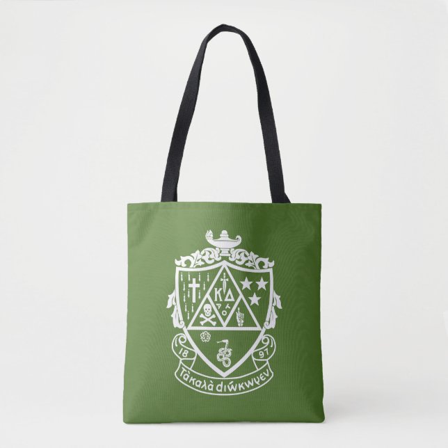 Kappa Delta Sorority Crest Design Tote Bag (Front)