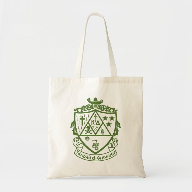 Kappa Delta Sorority Crest Design Tote Bag (Front)