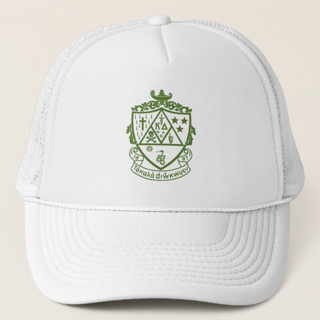 Kappa Delta Sorority Crest Design Trucker Hat (Front)