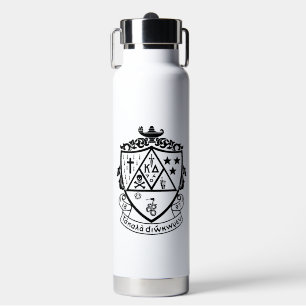 Kappa Delta Sorority Crest Design Water Bottle