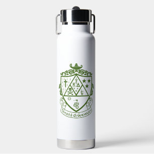 Kappa Delta Sorority Crest Design Water Bottle