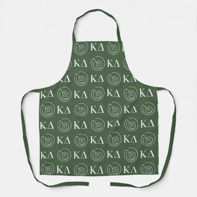 Kappa Delta Sorority Greek Letters Logo Design Apron (Front)
