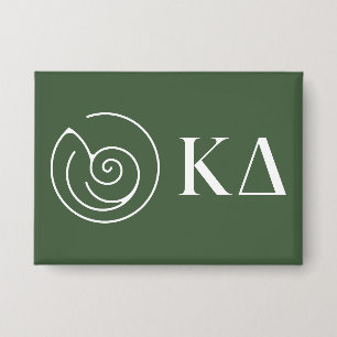 Kappa Delta Sorority Greek Letters Logo Design Button