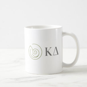 Kappa Delta Sorority Greek Letters Logo Design Coffee Mug
