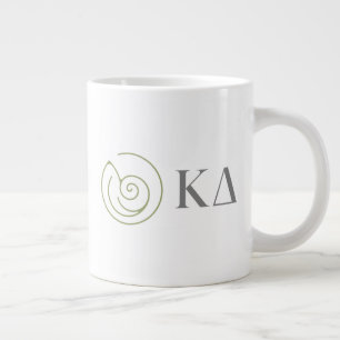 Kappa Delta Sorority Greek Letters Logo Design Giant Coffee Mug