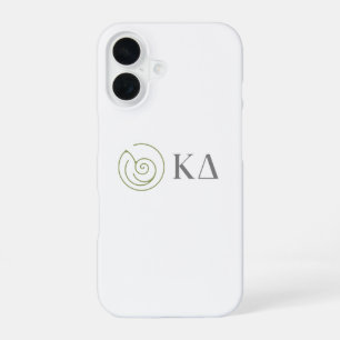Kappa Delta Sorority Greek Letters Logo Design iPhone 16 Case