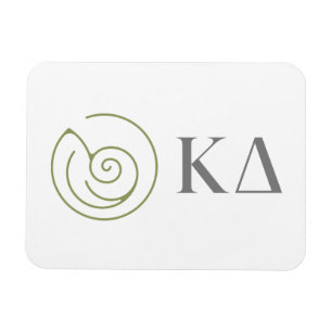 Kappa Delta Sorority Greek Letters Logo Design Magnet