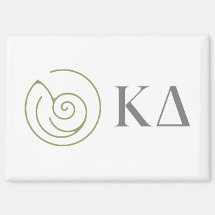 Kappa Delta Sorority Greek Letters Logo Design Magnet