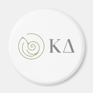 Kappa Delta Sorority Greek Letters Logo Design Magnet