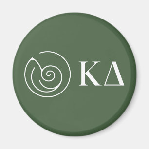 Kappa Delta Sorority Greek Letters Logo Design Magnet