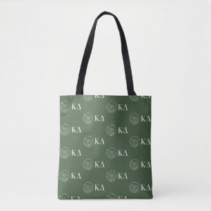 Kappa Delta Sorority Greek Letters Logo Design Tote Bag
