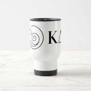 Kappa Delta Sorority Greek Letters Logo Design Travel Mug