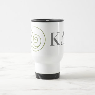 Kappa Delta Sorority Greek Letters Logo Design Travel Mug