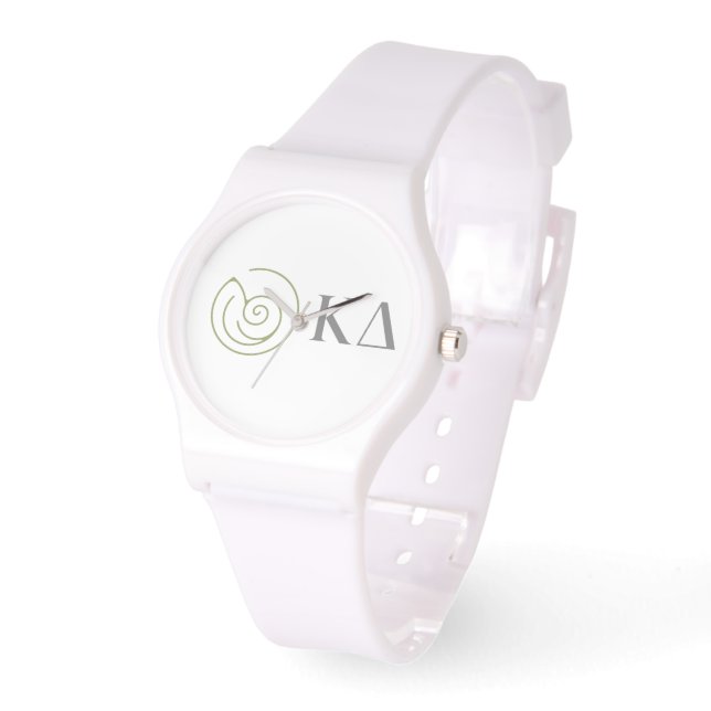 Kappa Delta Sorority Greek Letters Logo Design Watch (Angle)
