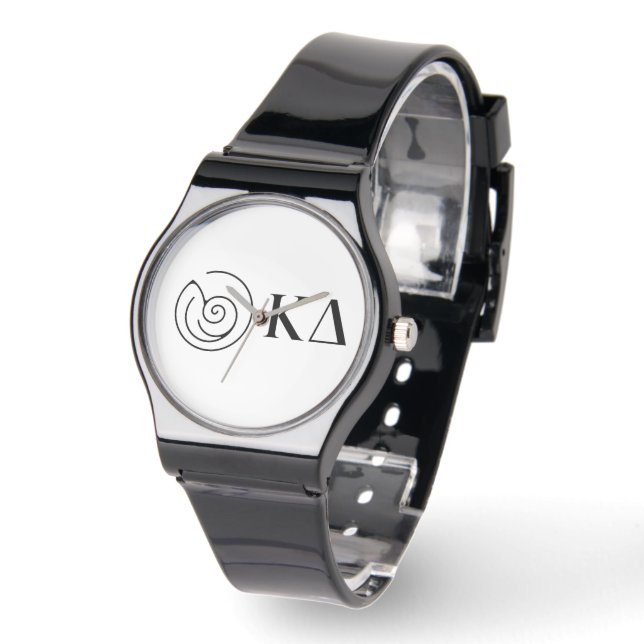 Kappa Delta Sorority Greek Letters Logo Design Watch (Angle)