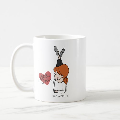 Kappa Delta  Sorority Little Sis Avatar Coffee Mug