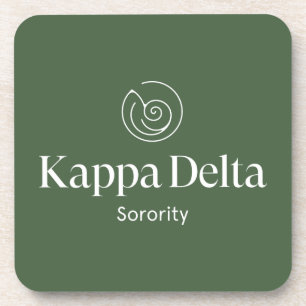 Kappa Delta Sorority Official Logo Beverage Coaster