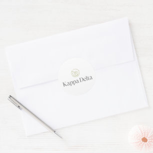 Kappa Delta Sorority Official Logo Classic Round Sticker