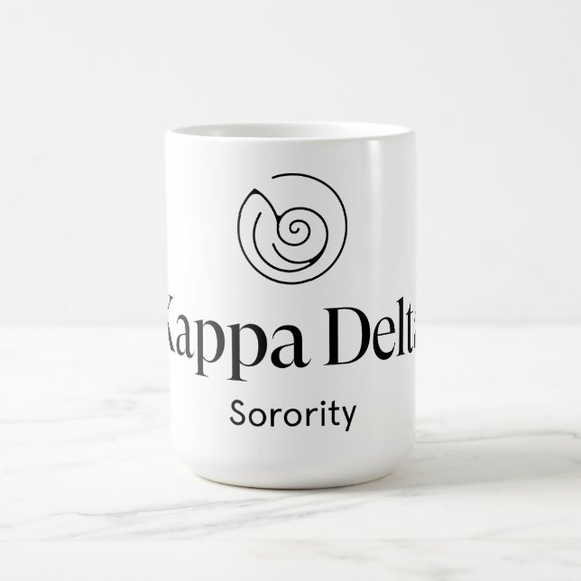 Kappa Delta Sorority Official Logo Coffee Mug (Center)