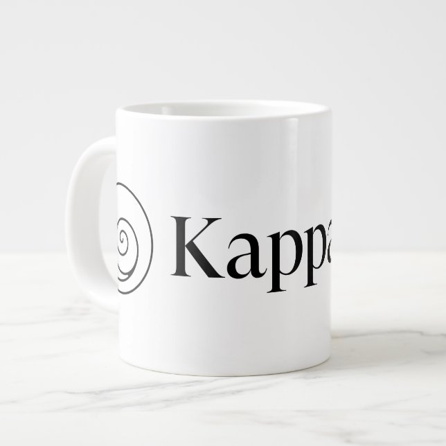 Kappa Delta Sorority Official Logo Design 3 Giant Coffee Mug (Front Left)