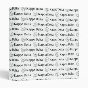 Kappa Delta Sorority Official Logo Design 3 Ring Binder