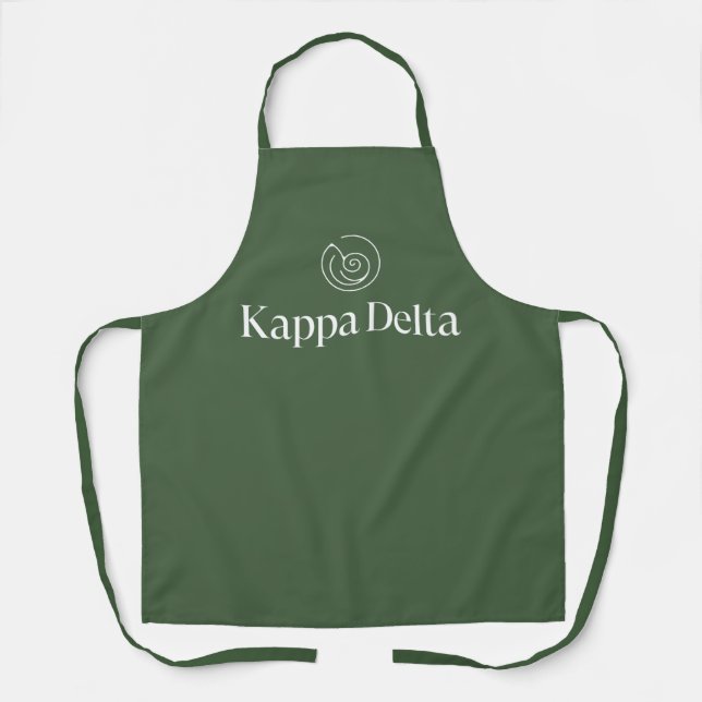 Kappa Delta Sorority Official Logo Design Apron (Front)