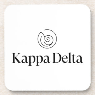 Kappa Delta Sorority Official Logo Design Beverage Coaster